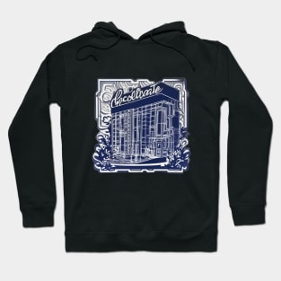 Urban Chic Art Deco Building Sticker No. 631 Hoodie